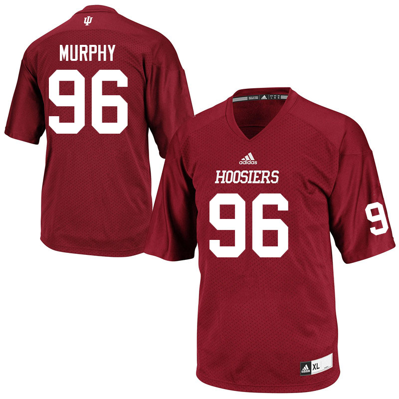 Men #96 Caleb Murphy Indiana Hoosiers College Football Jerseys Sale-Crimson Jersey